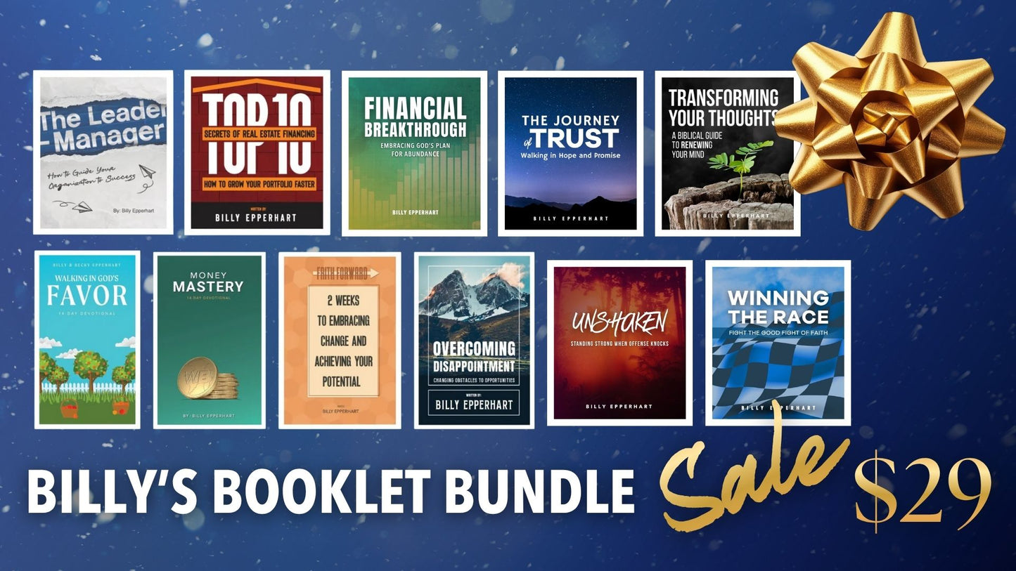 Billy's Booklet Bundle Sale