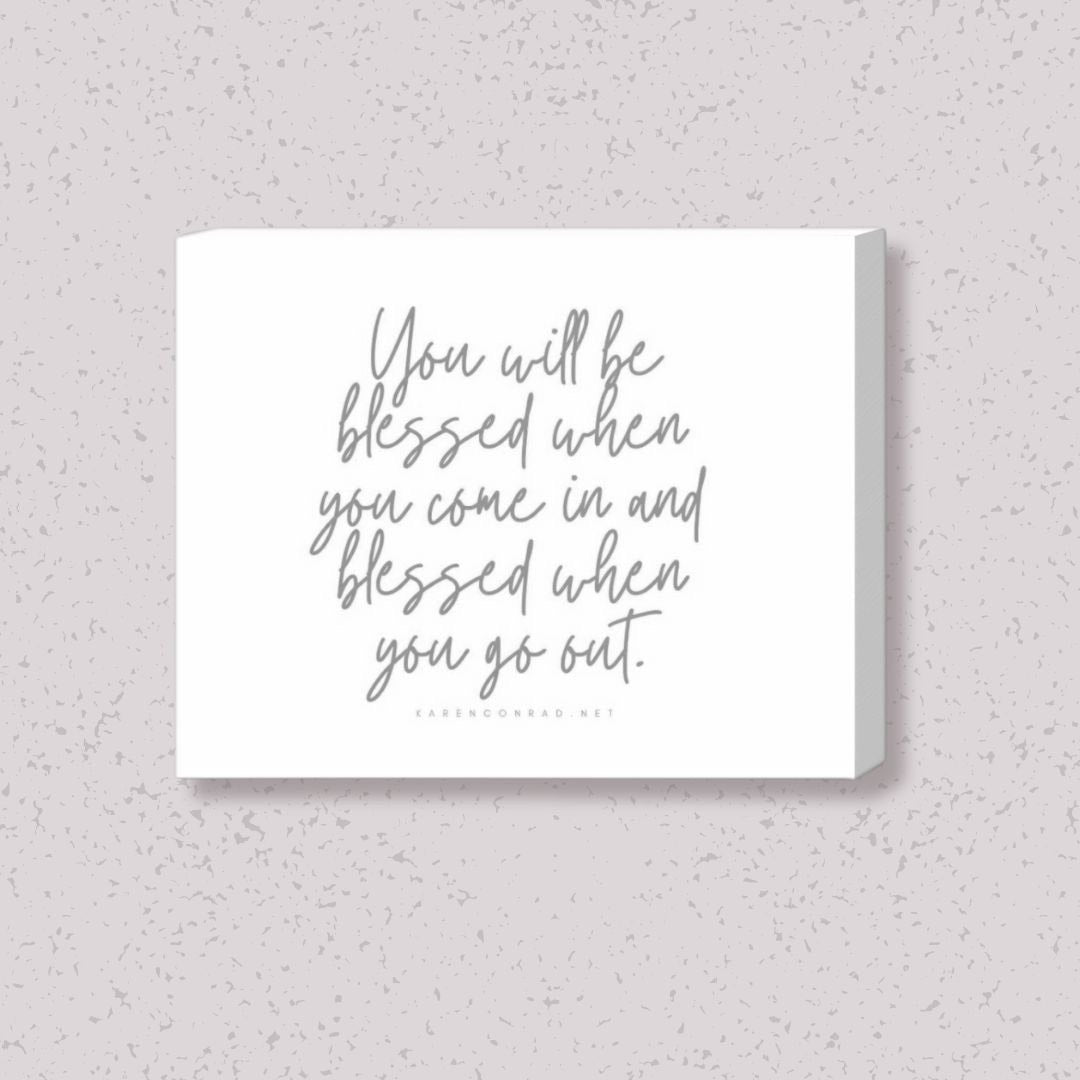 Blessed Decor Canvas