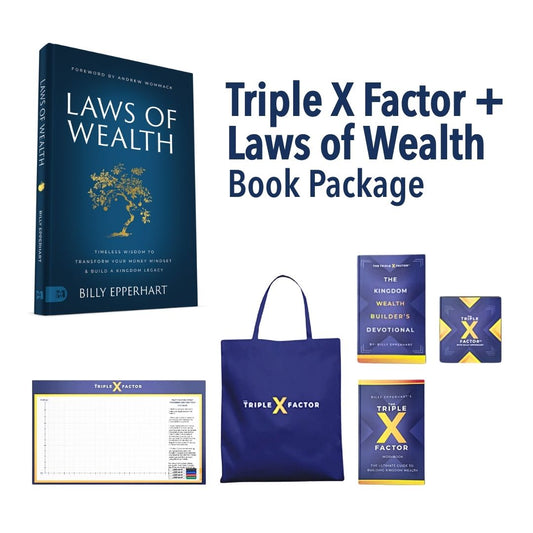 Triple X Factor + Laws of Wealth Book Package (Charis)