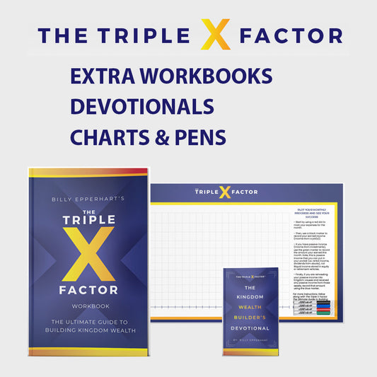 The Triple X Factor™ Extra Workbooks with Devotionals, Charts, and Pens